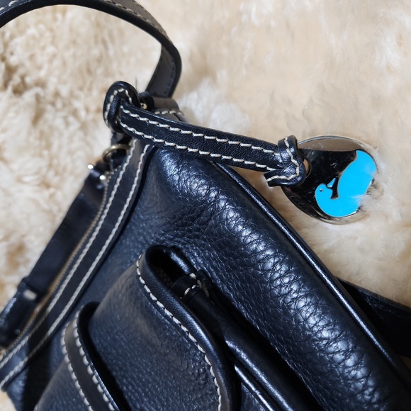 Dooney Bourke Black Leather Crossbody - Picture 5 of 8